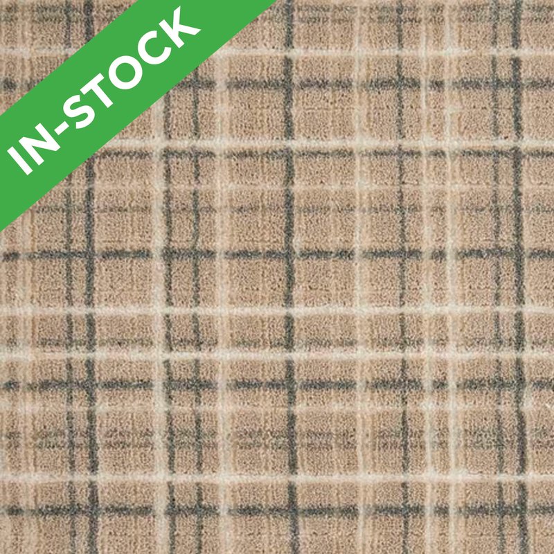 Nourison Plaid Perspectives - Beige Ivory